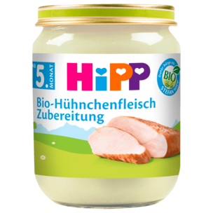 Hipp Bio-Hühnchenfleisch Zubereitung 125g